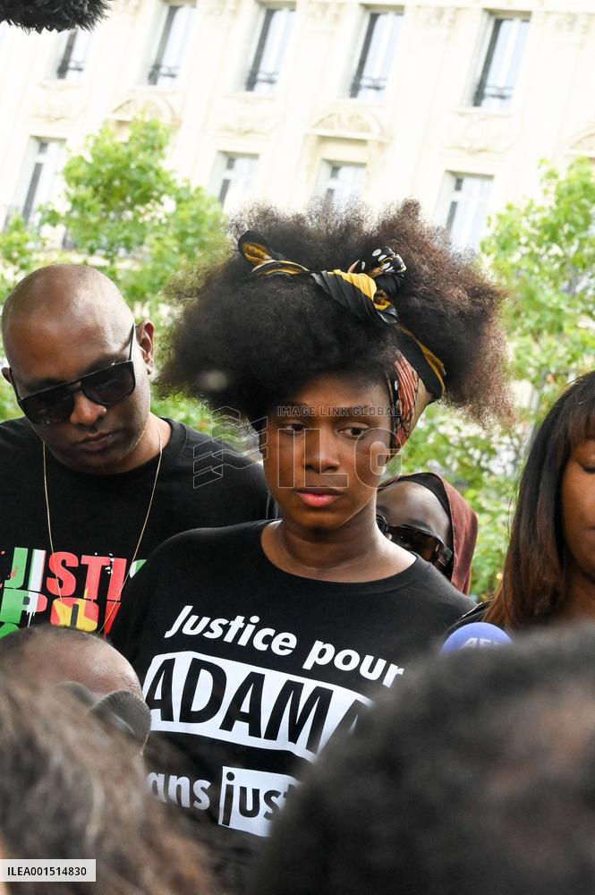 Rally Against Police Violence In Memory Of Adama Traore - Paris