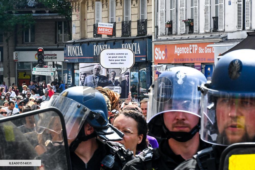 Rally Against Police Violence In Memory Of Adama Traore - Paris