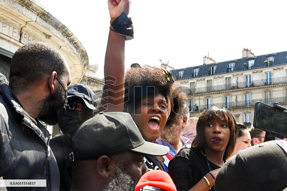 Rally Against Police Violence In Memory Of Adama Traore - Paris