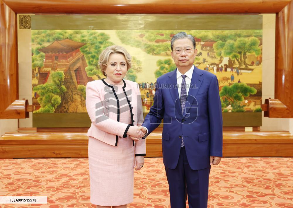 CHINA-BEIJING-ZHAO LEJI-RUSSIAN FEDERATION COUNCIL SPEAKER-TALKS (CN)