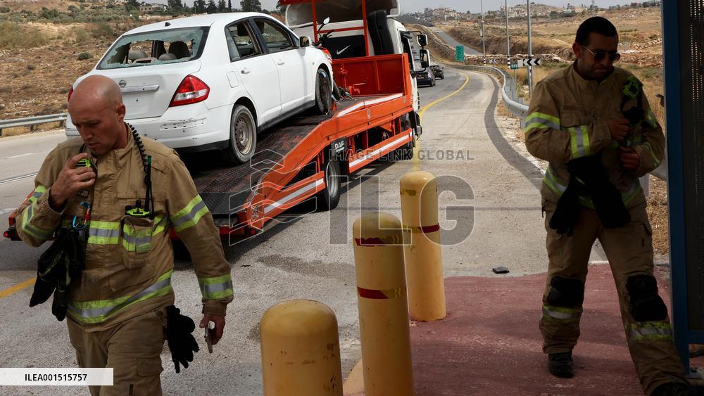 MIDEAST-DEIR NIDHAM-SHOOTING