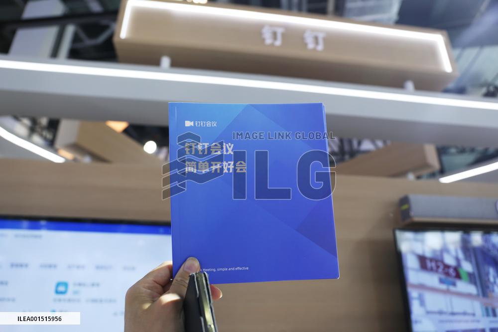 DINGDING Booth at the 2023 WAIC in Shanghai