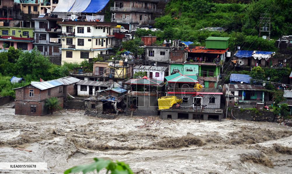 INDIA-HIMACHAL PRADESH-FLASH FLOODS