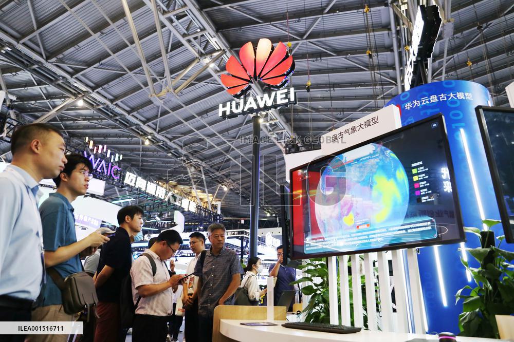Huawei Booth at The 2023 WAIC in Shanghai