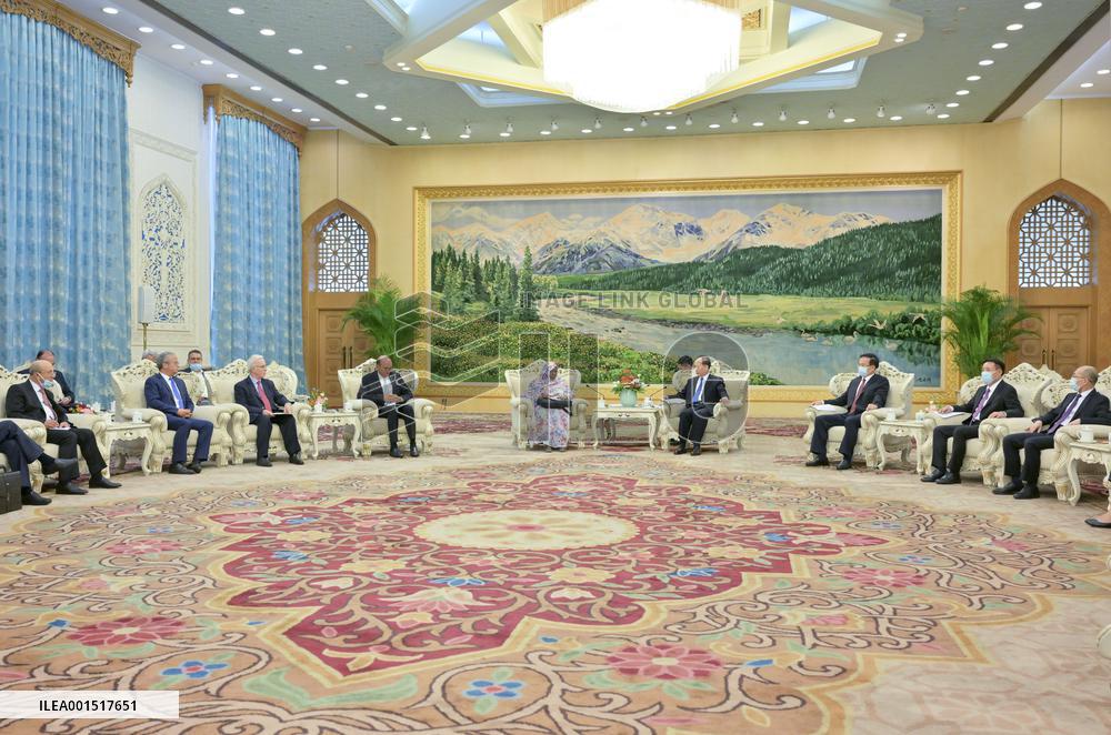 CHINA-BEIJING-SHI TAIFENG-ARAB STATES POLITICAL PARTIES-MEETING (CN)