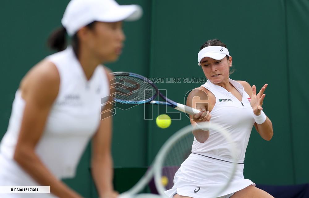 (SP)BRITAIN-LONDON-TENNIS-WIMBLEDON-WOMEN'S DOUBLES