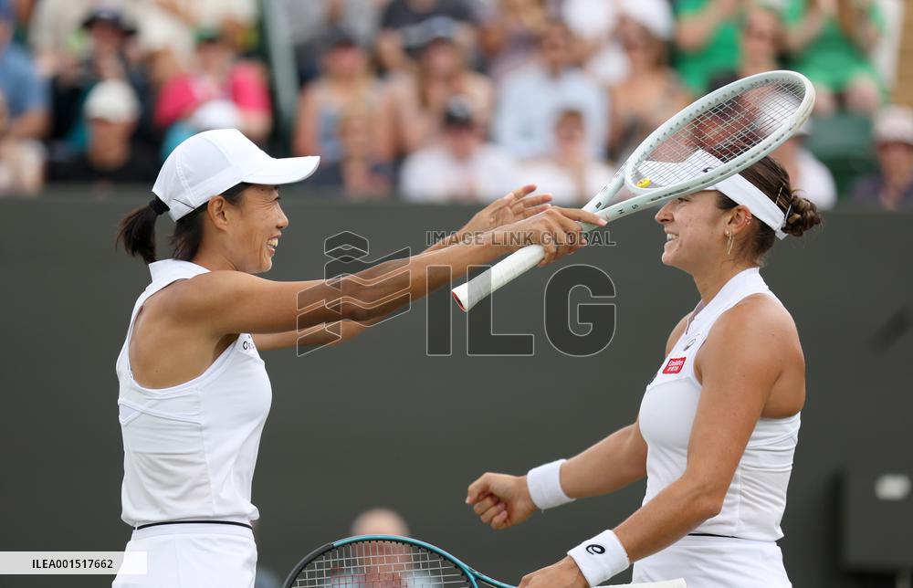(SP)BRITAIN-LONDON-TENNIS-WIMBLEDON-WOMEN'S DOUBLES