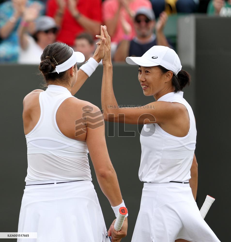 (SP)BRITAIN-LONDON-TENNIS-WIMBLEDON-WOMEN'S DOUBLES