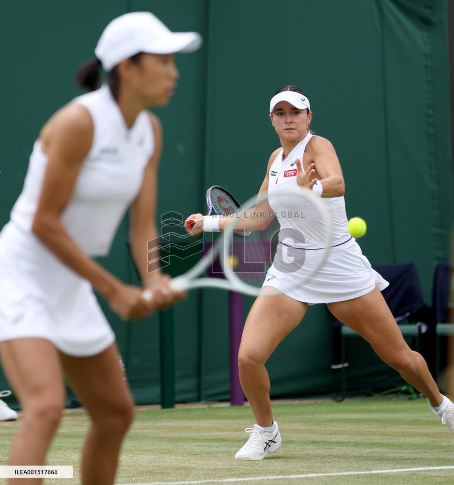 (SP)BRITAIN-LONDON-TENNIS-WIMBLEDON-WOMEN'S DOUBLES
