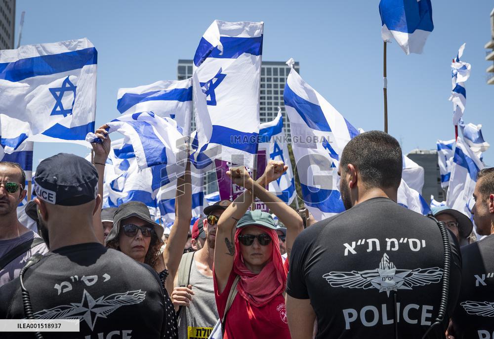 ISRAEL-TEL AVIV-JUDICIAL OVERHAUL-PROTEST