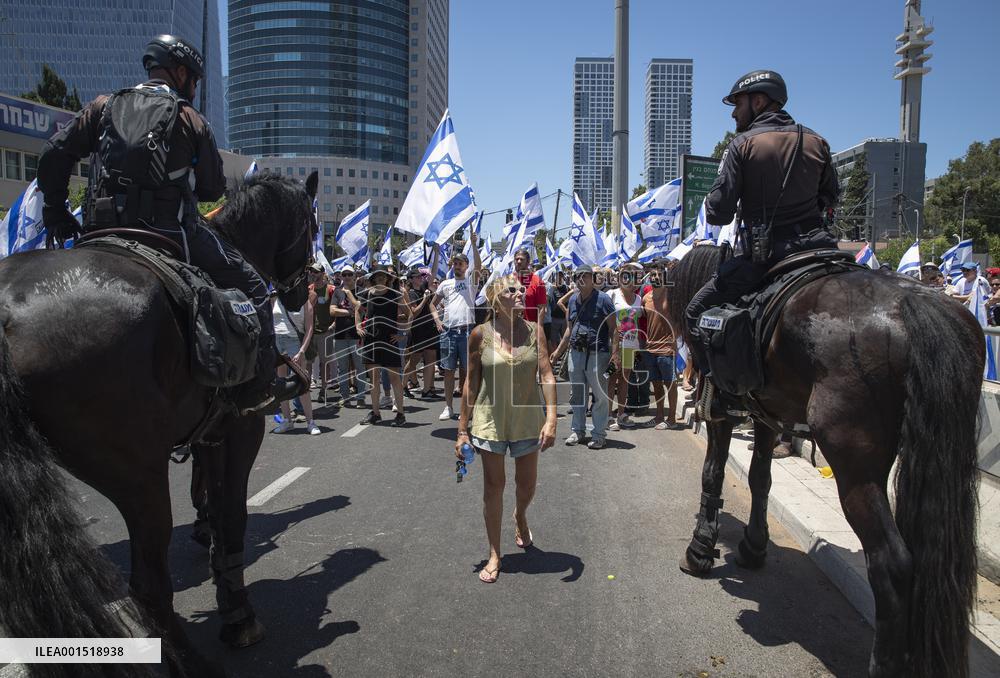 ISRAEL-TEL AVIV-JUDICIAL OVERHAUL-PROTEST