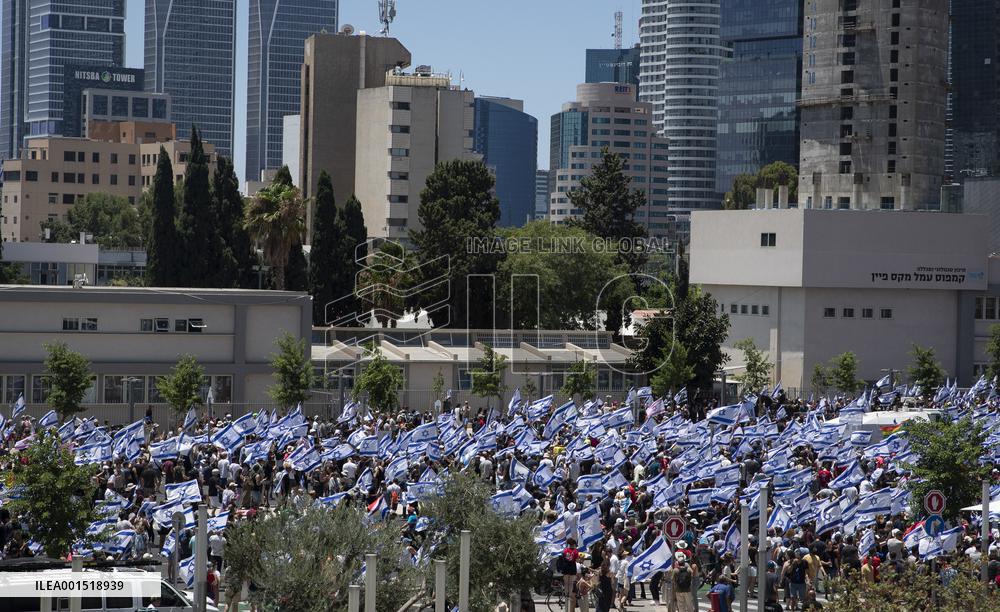 ISRAEL-TEL AVIV-JUDICIAL OVERHAUL-PROTEST