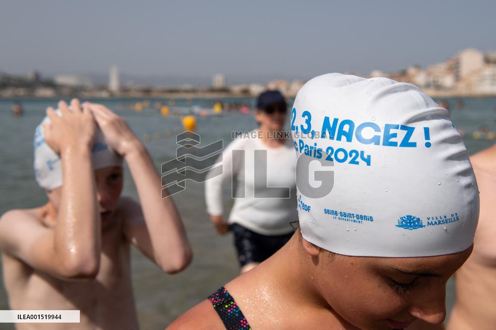 Tony Estanguet Launches 1,2,3, Nagez Avec Paris 2024 - Marseille