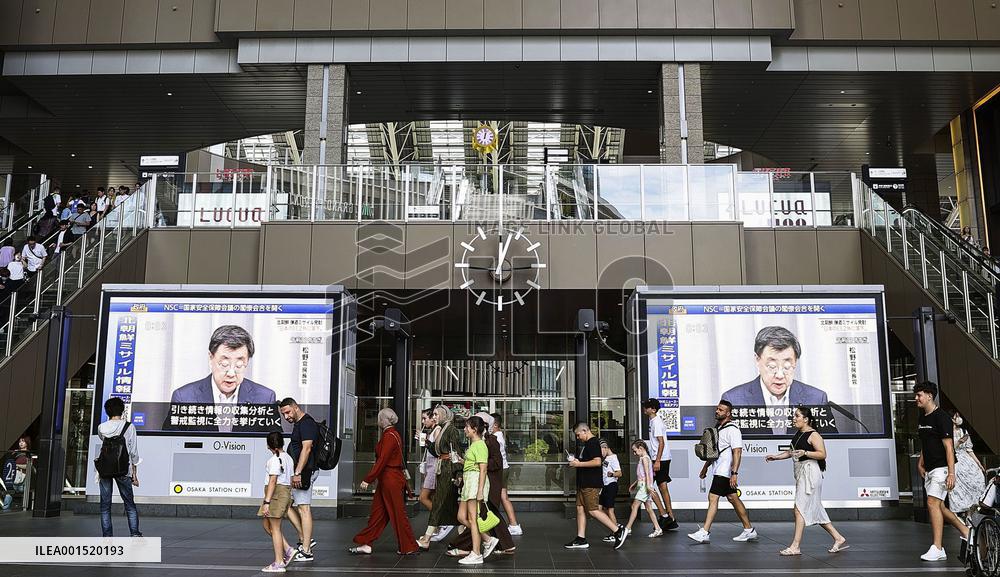 N. Korea fires ICBM-class missile