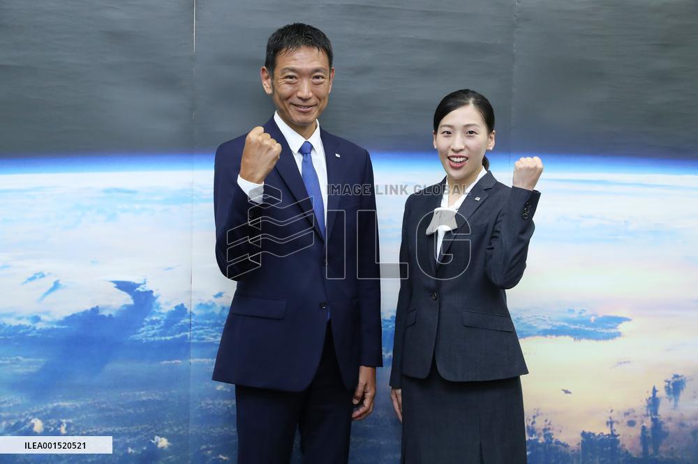 Joint interview with JAXA astronaut candidates