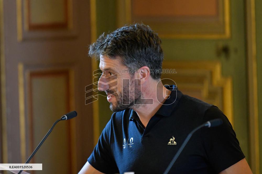 Clement Beaune And Amelie Oudea-Castera Visit To Marseille