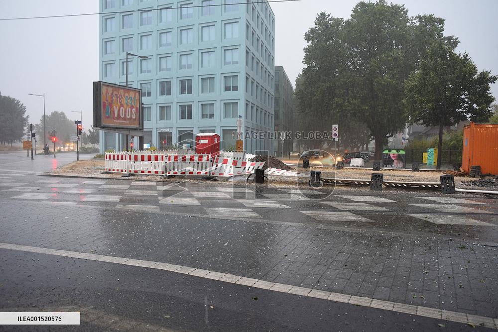 Violent Storms Hit Alsace - Strasbourg