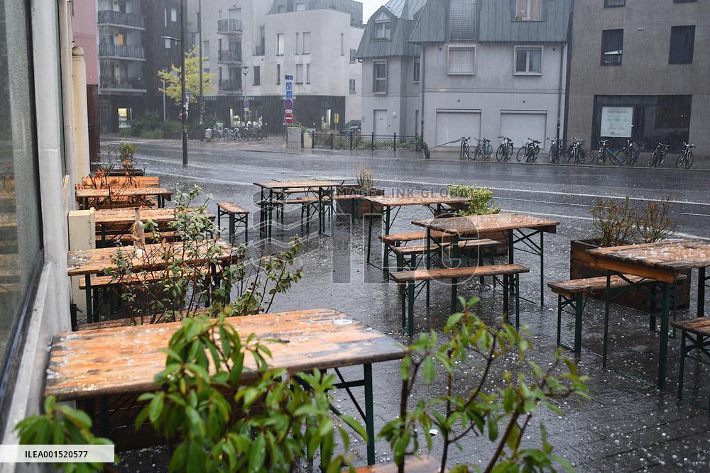 Violent Storms Hit Alsace - Strasbourg