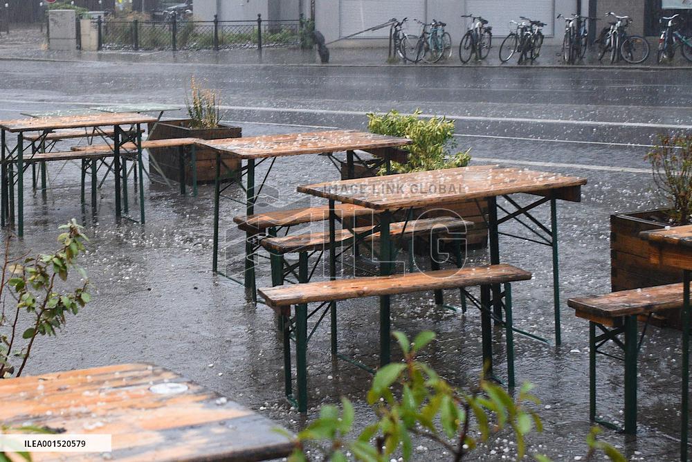 Violent Storms Hit Alsace - Strasbourg