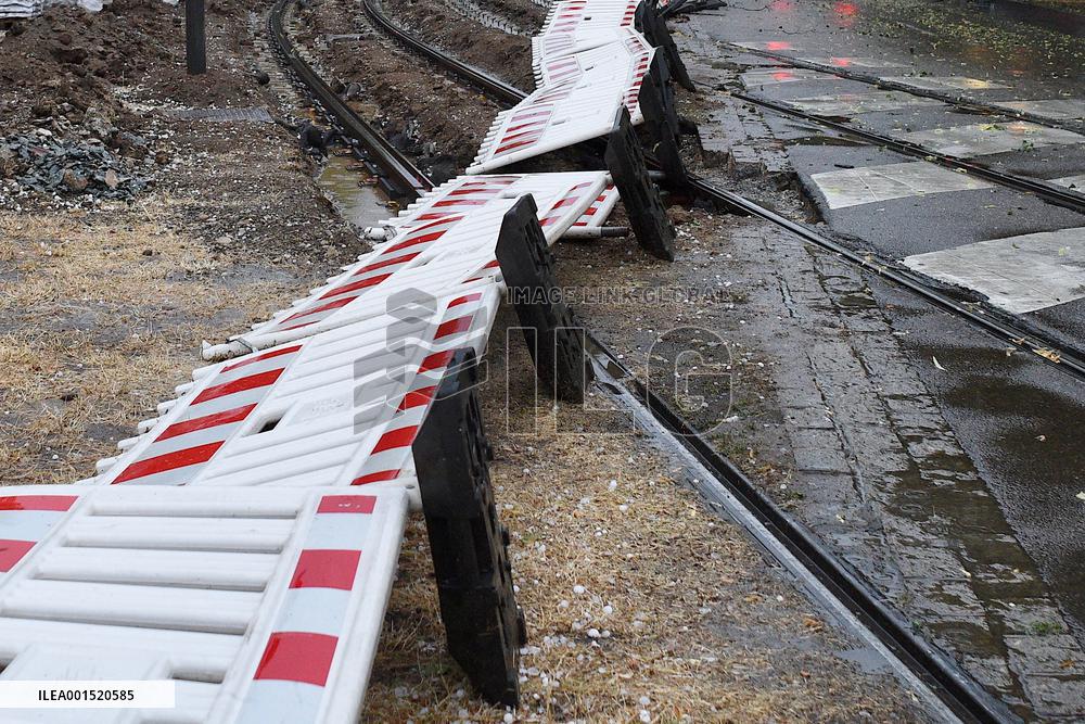 Violent Storms Hit Alsace - Strasbourg