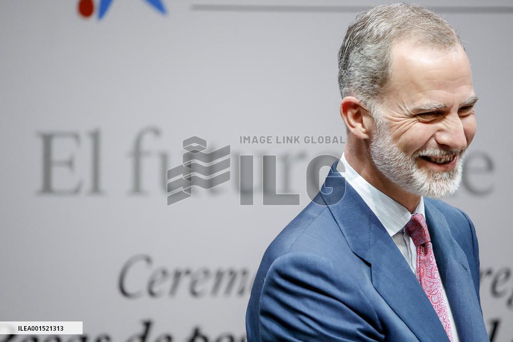 Royals At La Caixa Scholarships Event - Madrid