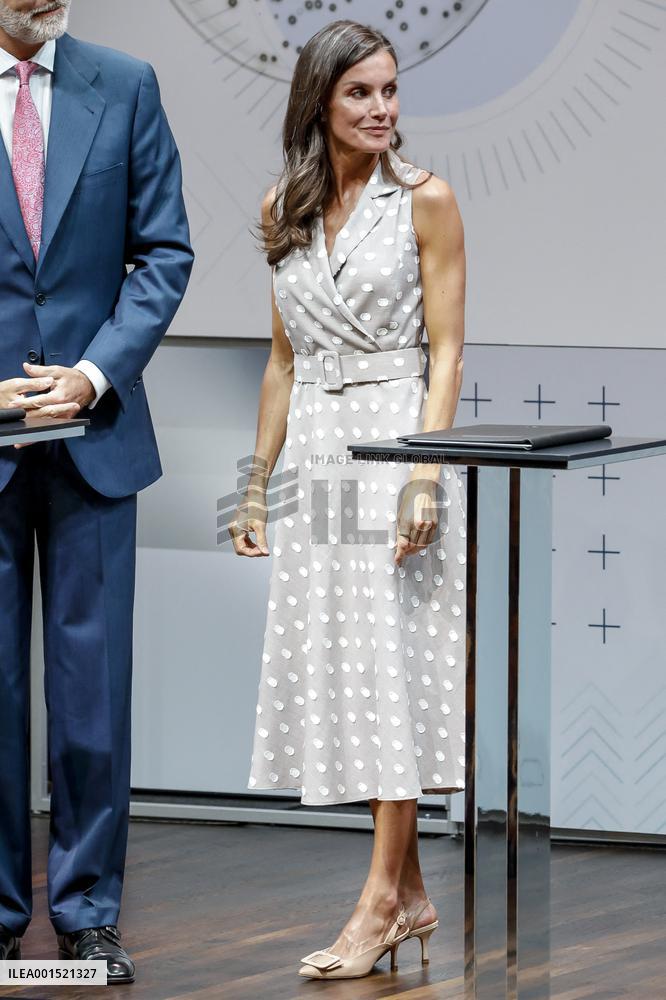 Royals At La Caixa Scholarships Event - Madrid