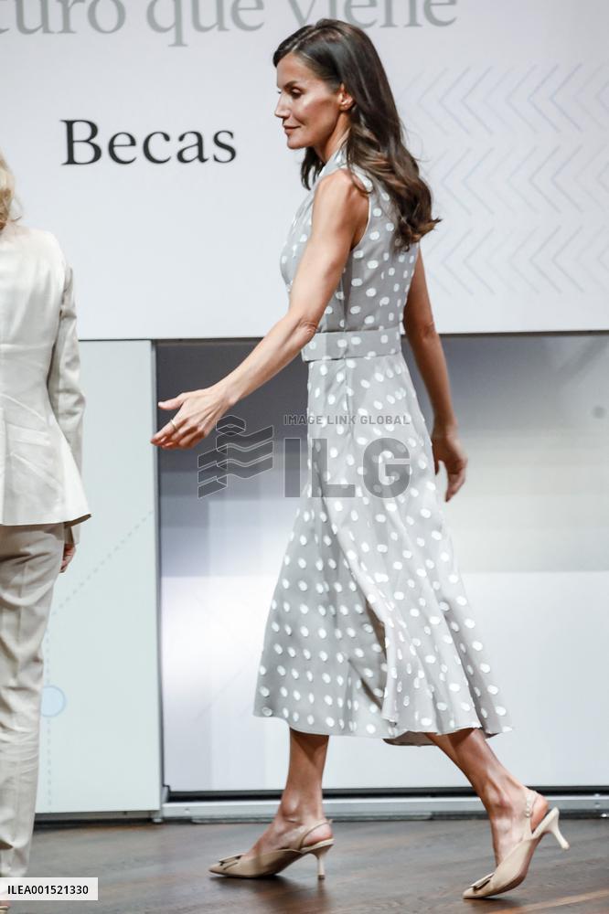 Royals At La Caixa Scholarships Event - Madrid