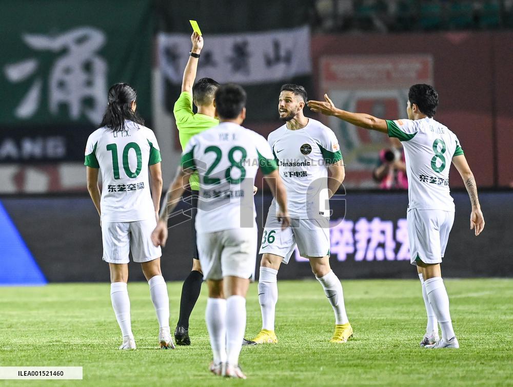(SP)CHINA-CHANGCHUN-FOOTBALL-CSL-CHANGCHUN VS ZHEJIANG(CN)