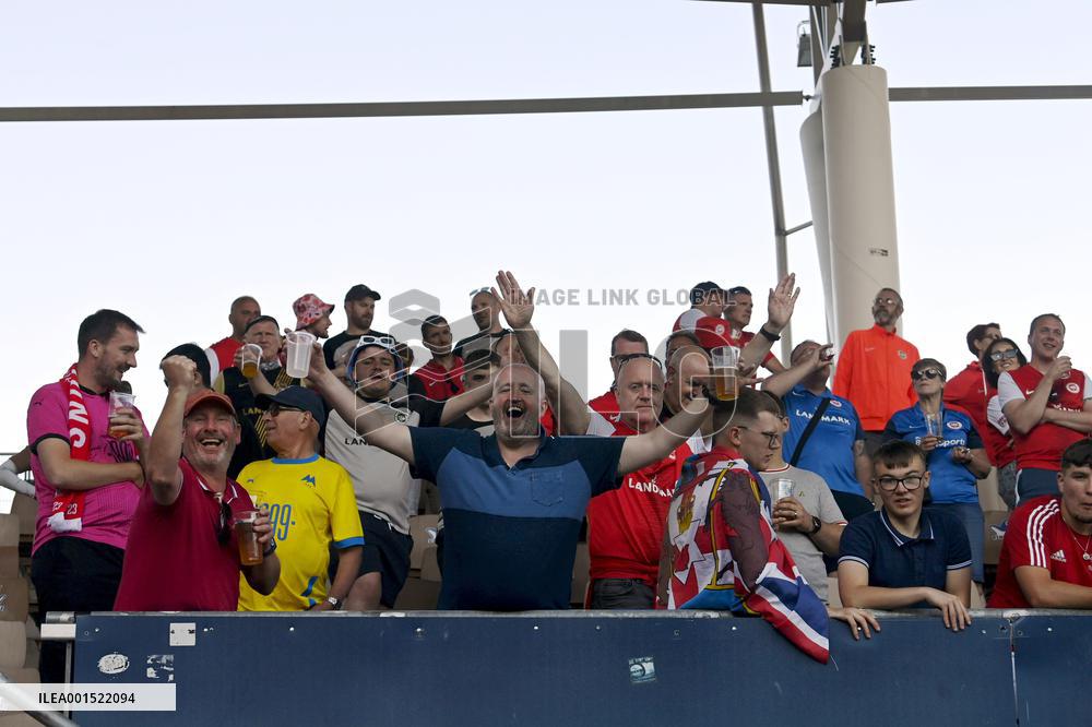 Football - UEFA Champions League First qualifying round - HJK vs Larne