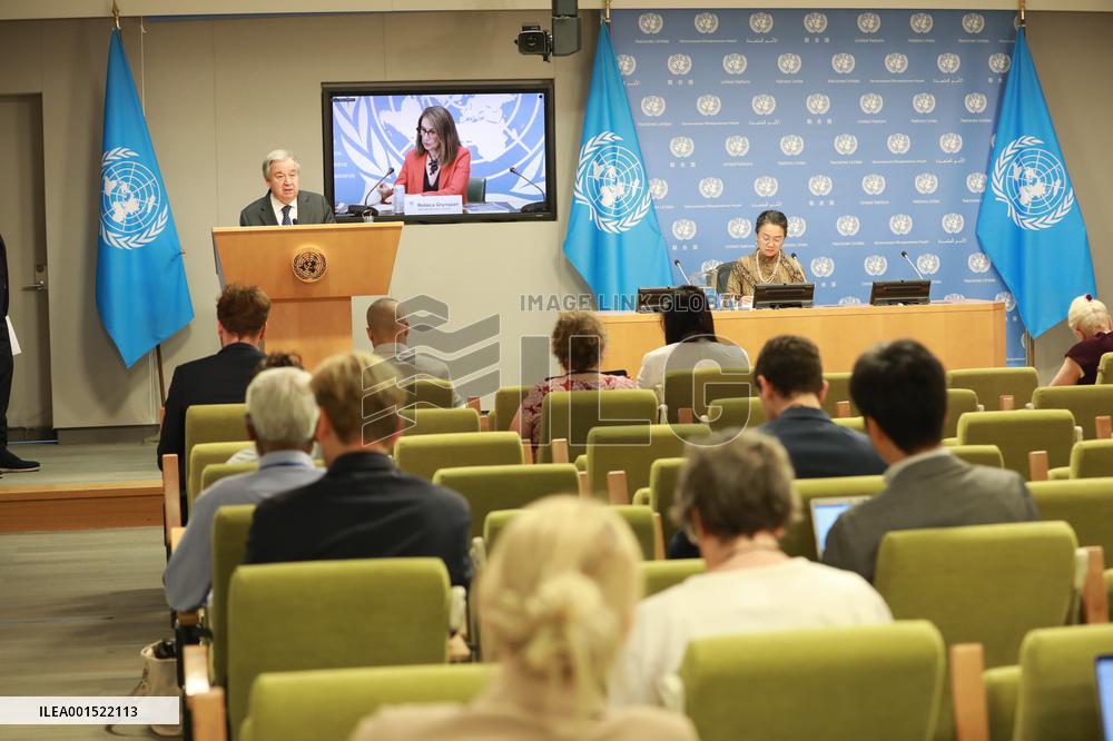 UN-GUTERRES-REPORT-A WORLD OF DEBT-LAUNCH