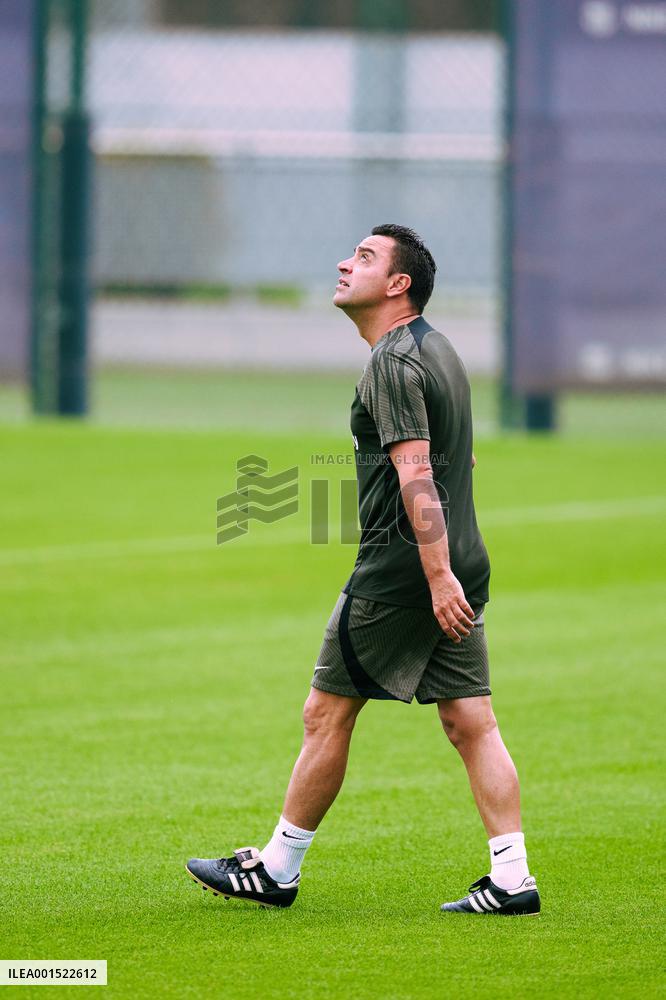 (SP)SPAIN-BARCELONA-FOOTBALL-SPANISH LEAGUE-BARCELONA-TRAINING SESSION
