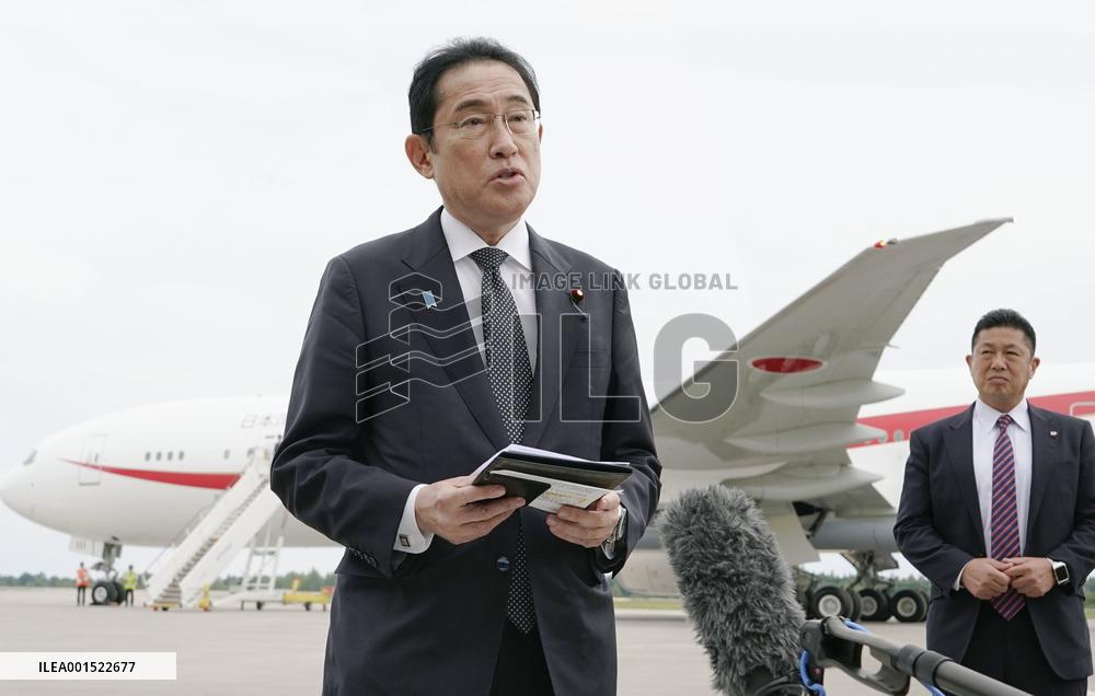 Japan PM Kishida in Lithuania