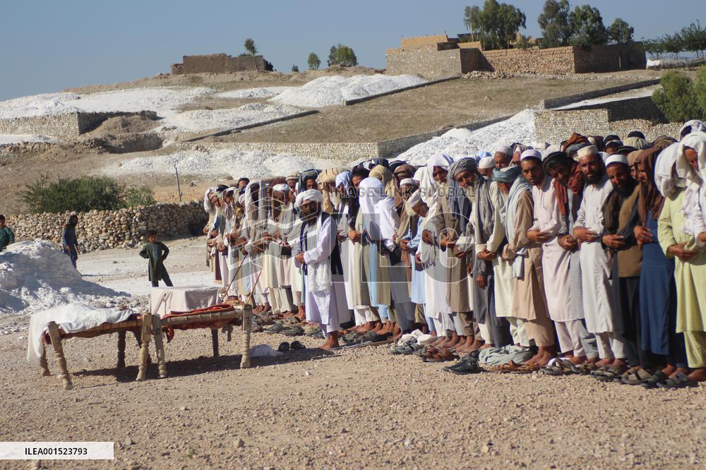 AFGHANISTAN-NANGARHAR-LANDMINE BLAST-FUNERAL