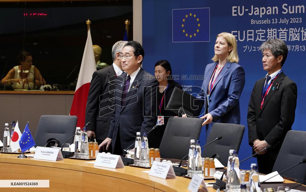 EU-Japan summit in Belgium