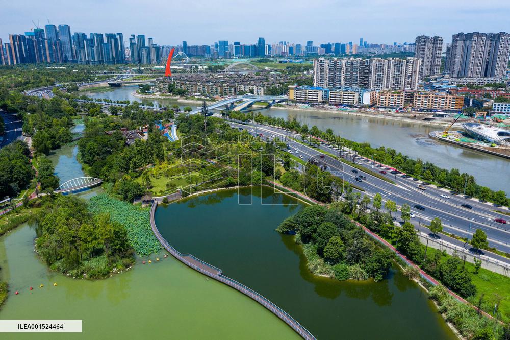 CHINA-SICHUAN-CHENGDU-JINJIANG RIVER-CHANGE (CN)