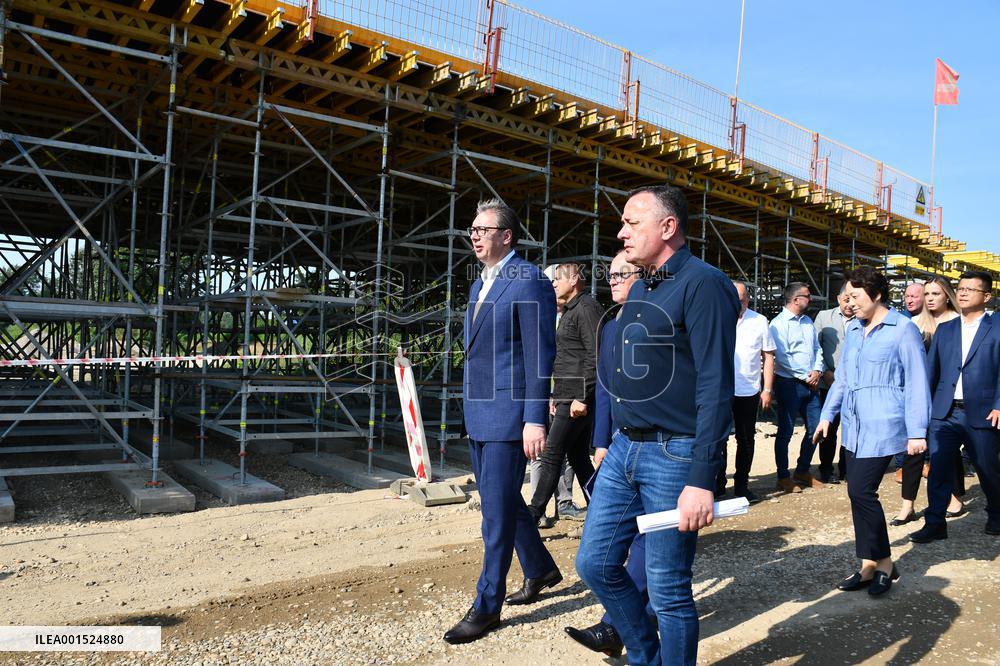 SERBIA-BELGRADE-PRESIDENT-CHINESE-BUILT MOTORWAY