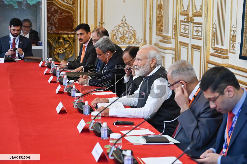 French PM Meets Her Indian Counterpart Narendra Modi - Paris