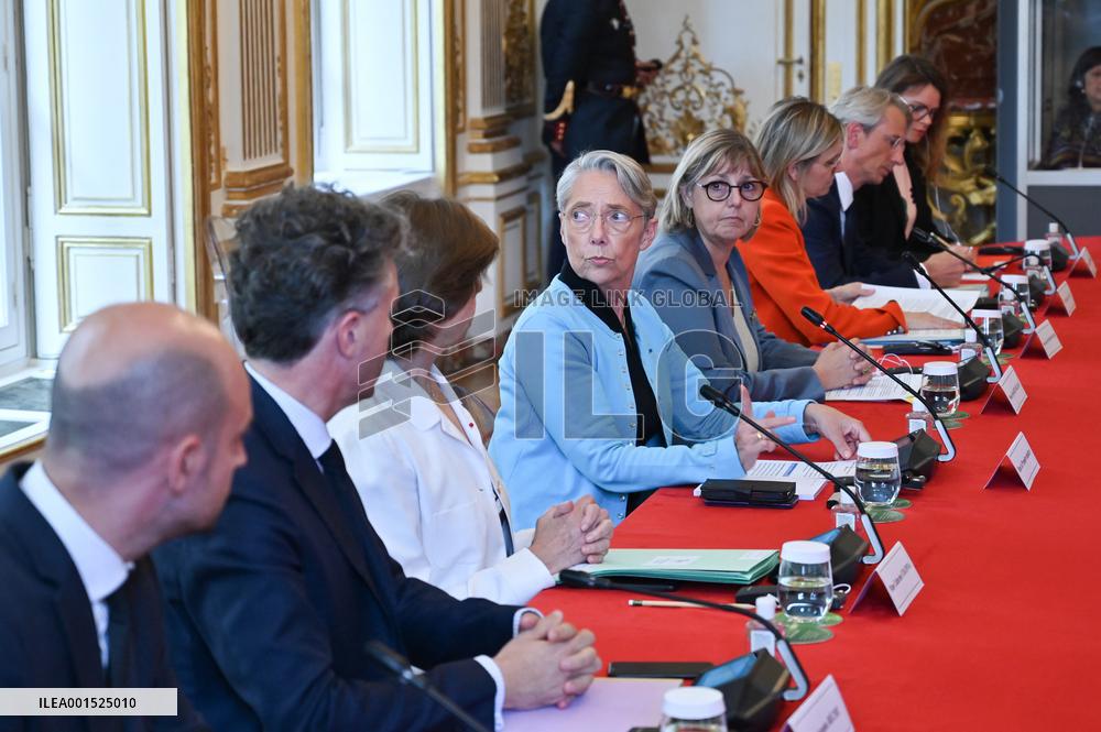 French PM Meets Her Indian Counterpart Narendra Modi - Paris