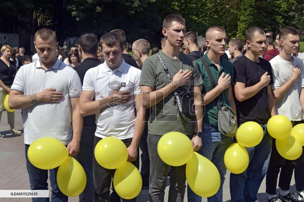 Victims of July 14 Russian terrorist attack remembered in Vinnytsia