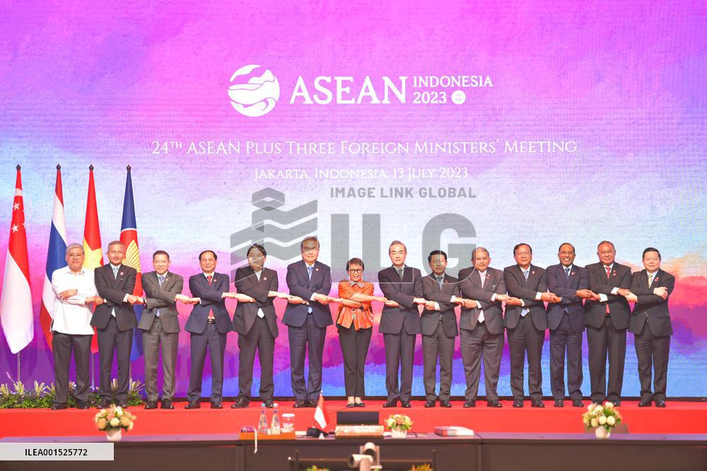 INDONESIA-JAKARTA-CHINA-WANG YI-ASEAN PLUS THREE-FOREIGN MINISTERS-MEETING