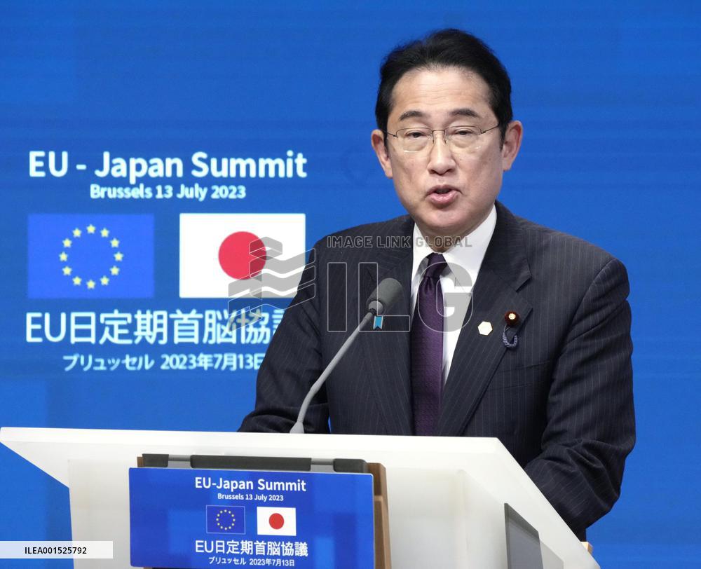 EU-Japan summit in Belgium