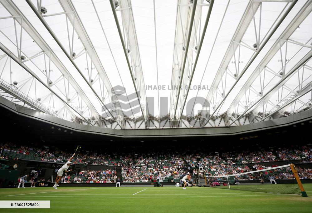 (SP)BRITAIN-LONDON-TENNIS-WIMBLEDON-DAY 11