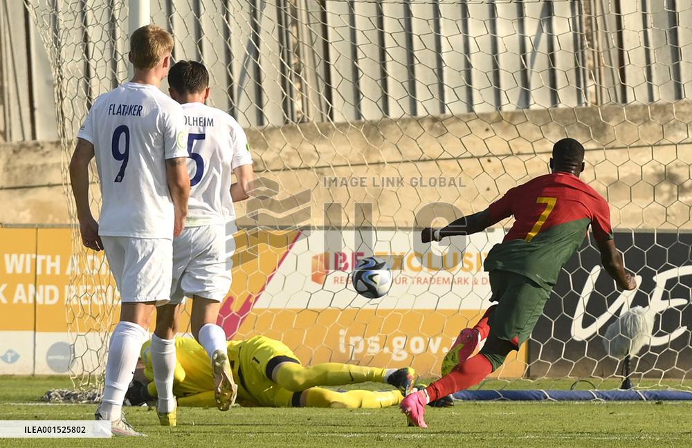 (SP)MALTA-PAOLA-FOOTBALL-UEFA-U19 EURO FINAL TOURNAMENT-POR VS NOR