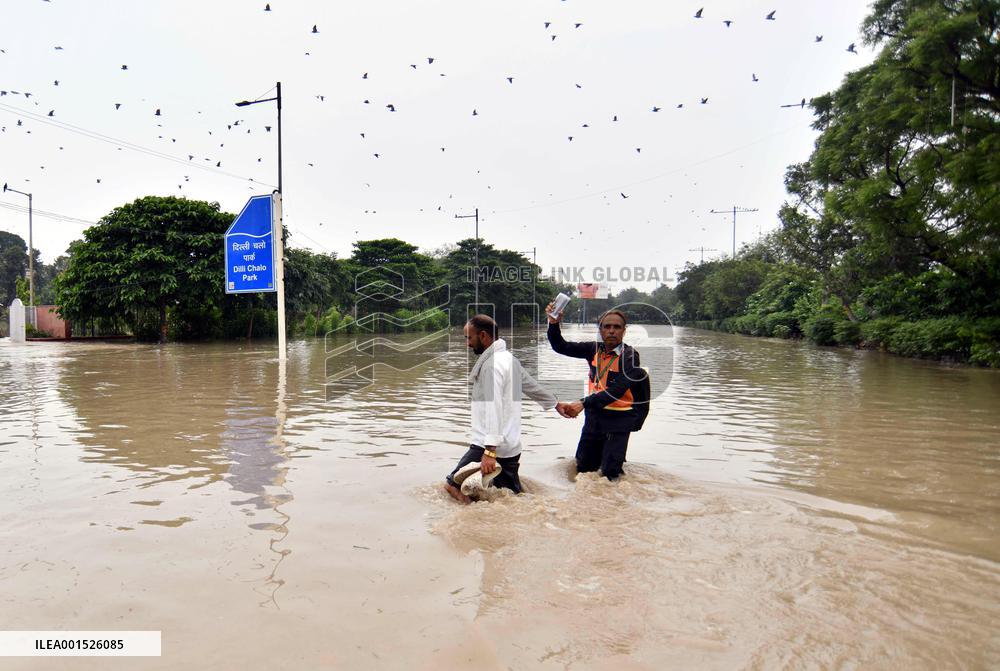 INDIA-NEW DELHI-FLOOD