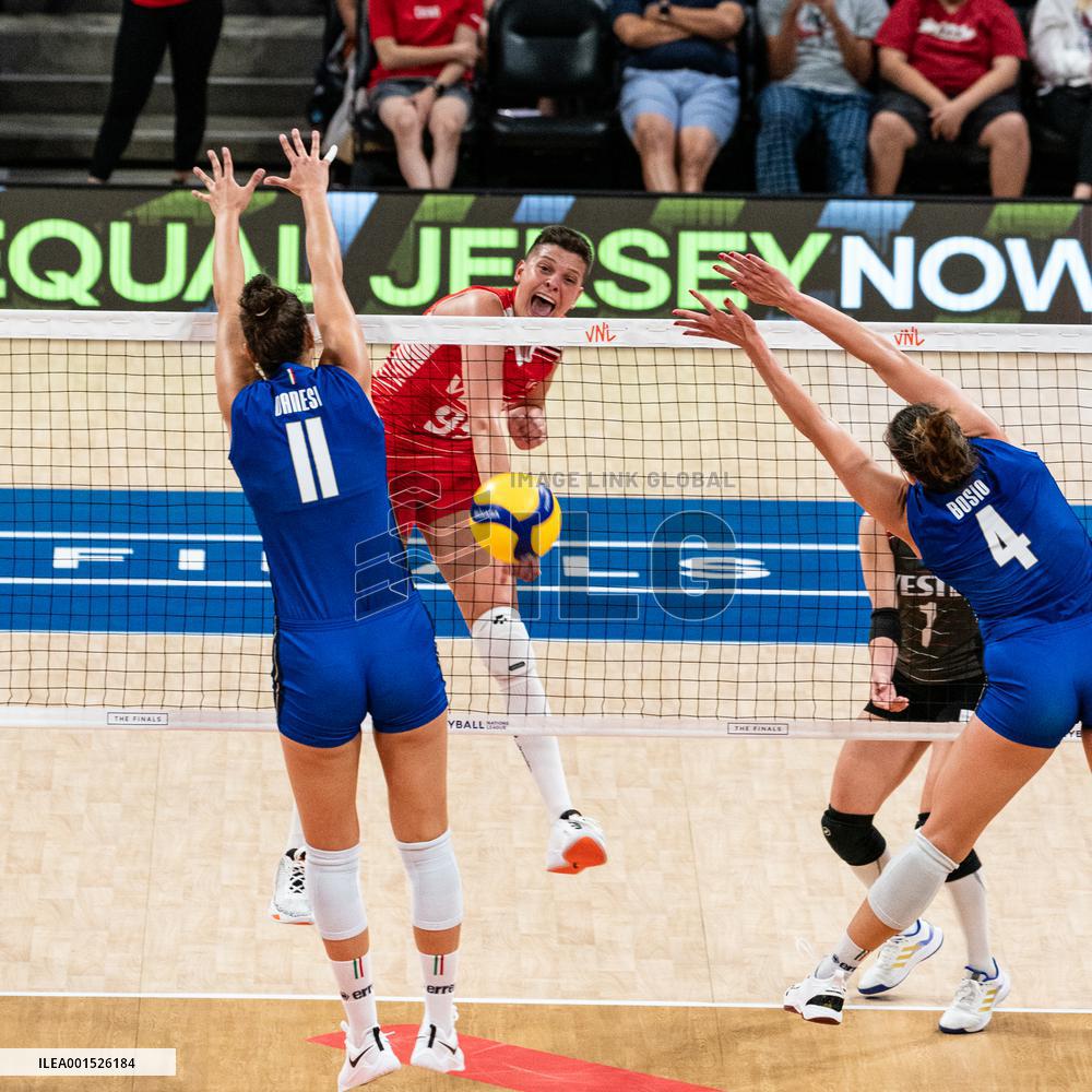 (SP)U.S.-ARLINGTON-VOLLEYBALL-NATIONS LEAGUE-WOMEN-TURKEY VS ITALY