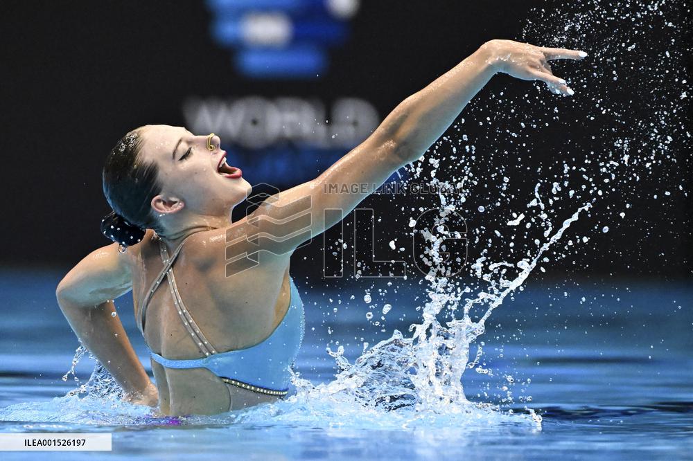 (SP)JAPAN-FUKUOKA-WORLD AQUATICS CHAMPIONSHIPS-ARTISTIC SWIMMING