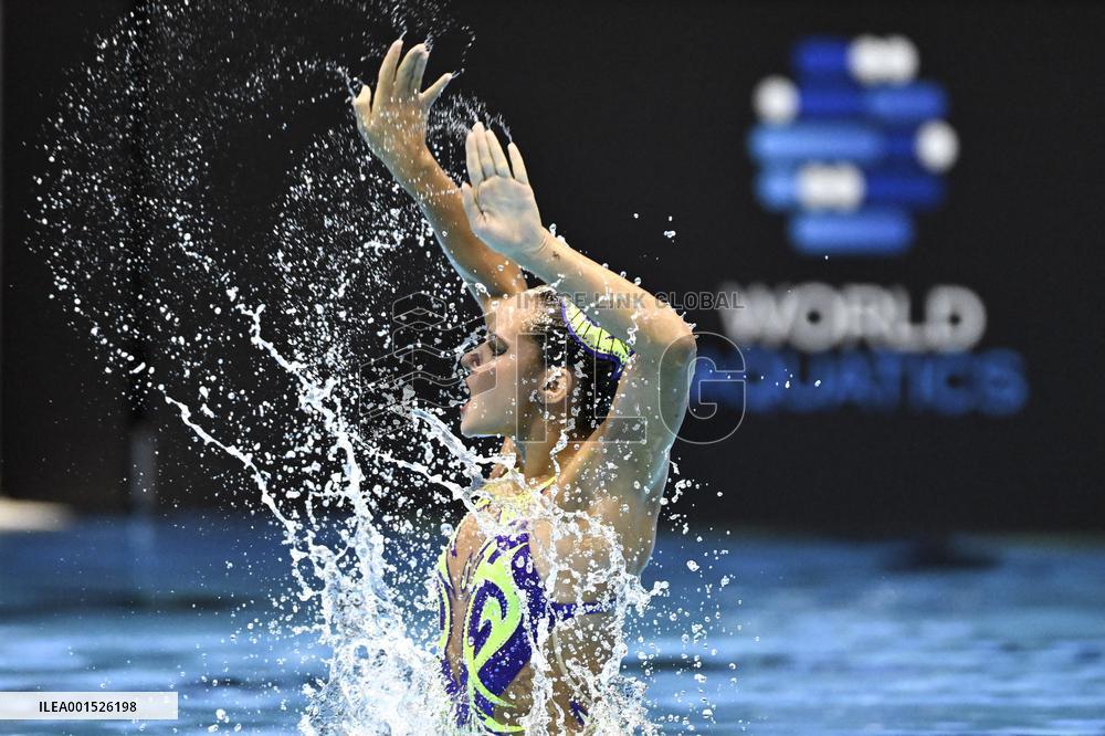 (SP)JAPAN-FUKUOKA-WORLD AQUATICS CHAMPIONSHIPS-ARTISTIC SWIMMING