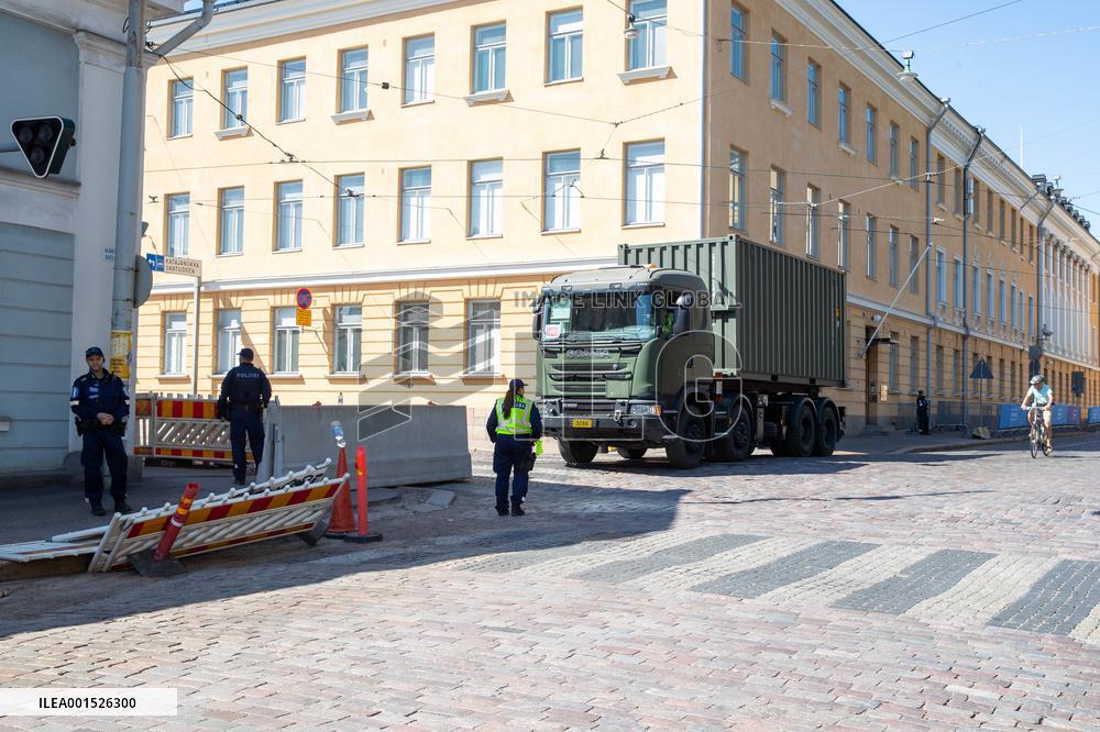 US President Joe Biden in Helsinki