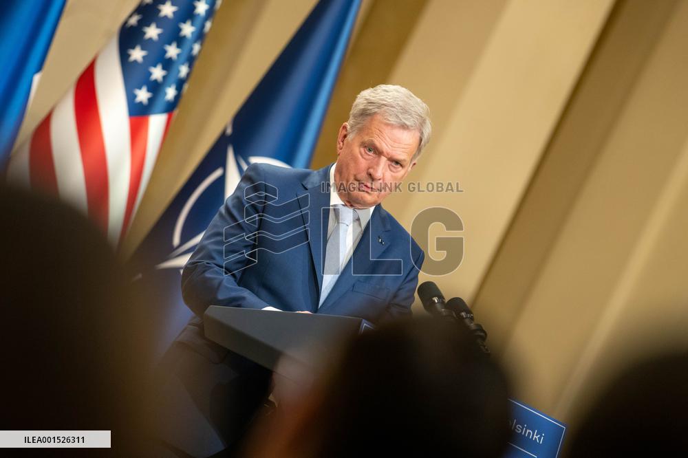 US President Joe Biden in Helsinki