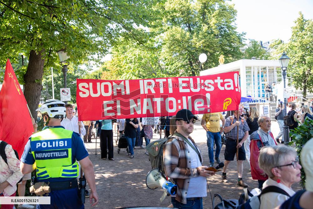US President Joe Biden in Helsinki